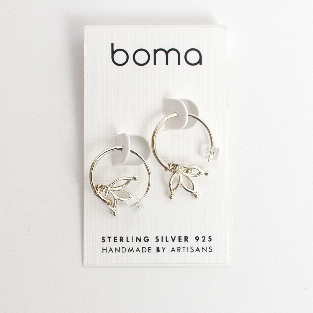 Boma, Sterling Silver, Earring